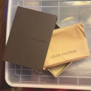 Louis Vuitton box and dust bag